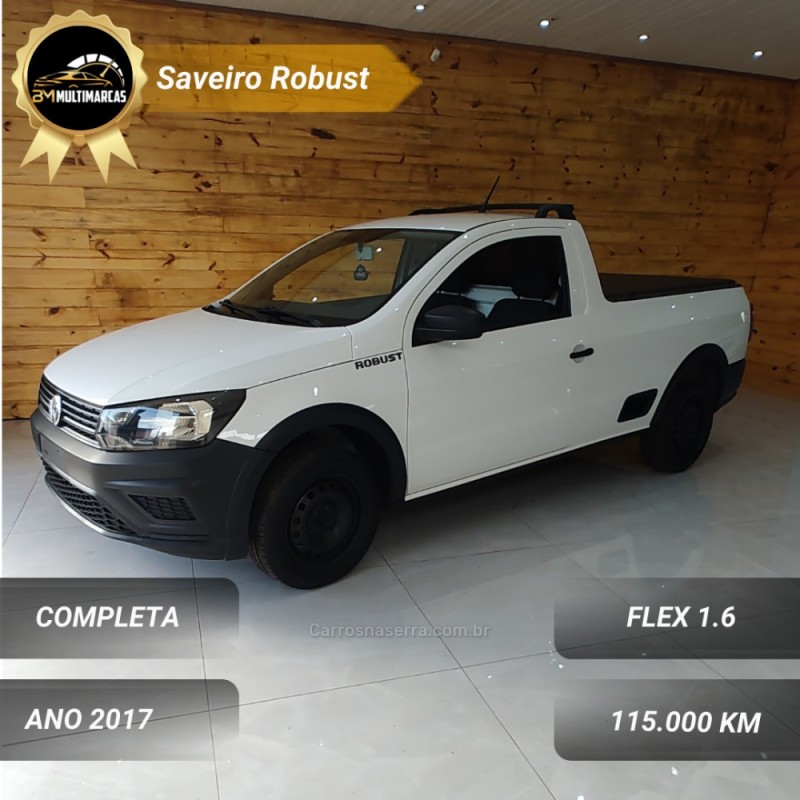 saveiro 1.6 msi robust cs 8v flex 2p manual 2017 vacaria