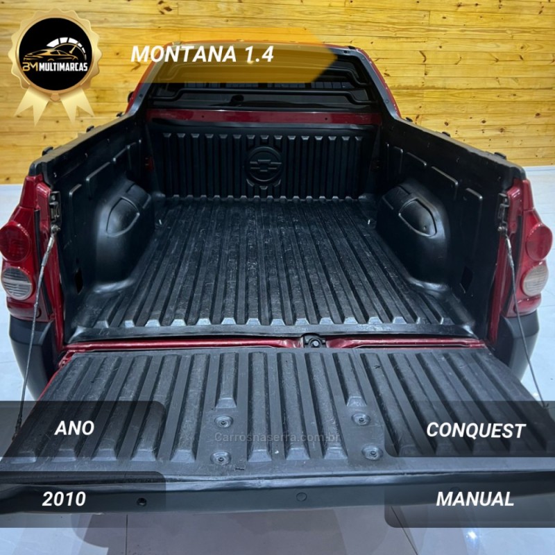 MONTANA 1.4 MPFI CONQUEST CS 8V FLEX 2P MANUAL - 2010 - VACARIA