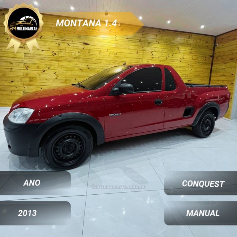 montana 1.4 mpfi conquest cs 8v flex 2p manual 2010 vacaria