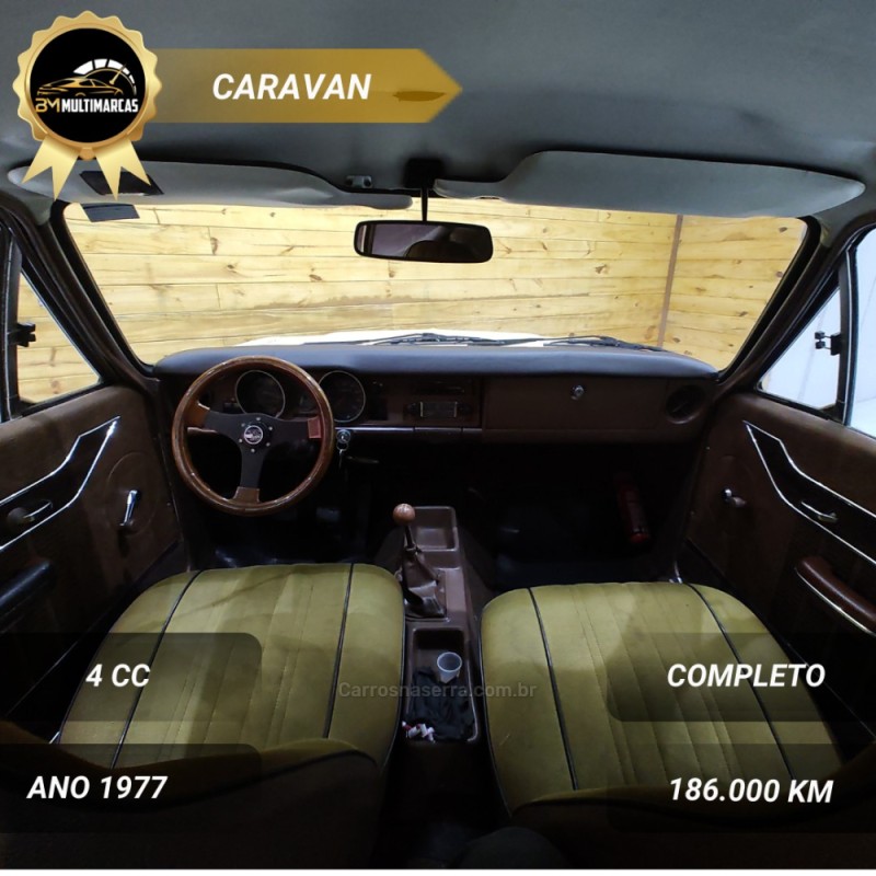 CARAVAN 2.5 8V GASOLINA 2P MANUAL - 1977 - VACARIA