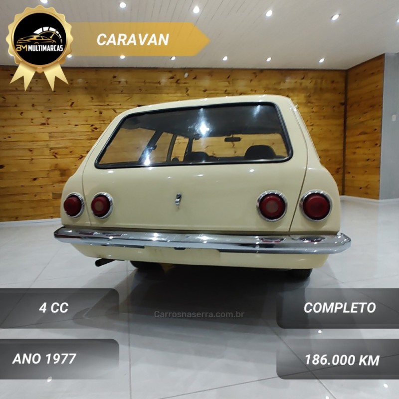 CARAVAN 2.5 8V GASOLINA 2P MANUAL - 1977 - VACARIA