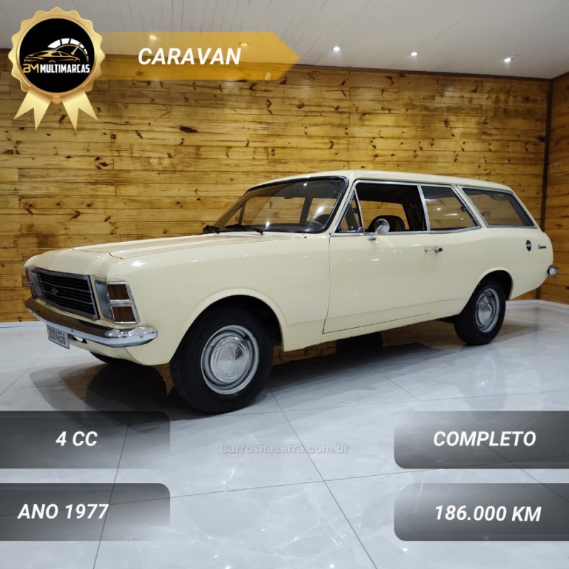 caravan 2.5 8v gasolina 2p manual 1977 vacaria