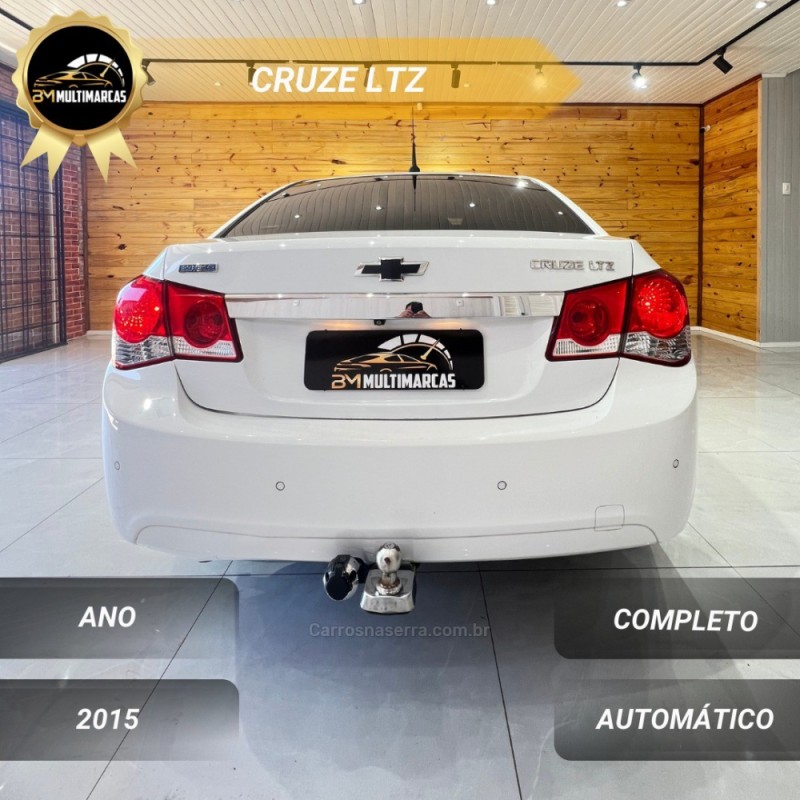 CRUZE 1.8 LTZ 16V FLEX 4P AUTOMÁTICO - 2015 - VACARIA