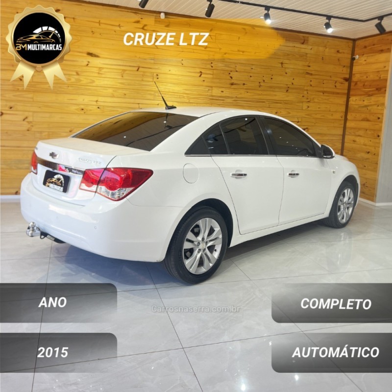 CRUZE 1.8 LTZ 16V FLEX 4P AUTOMÁTICO - 2015 - VACARIA