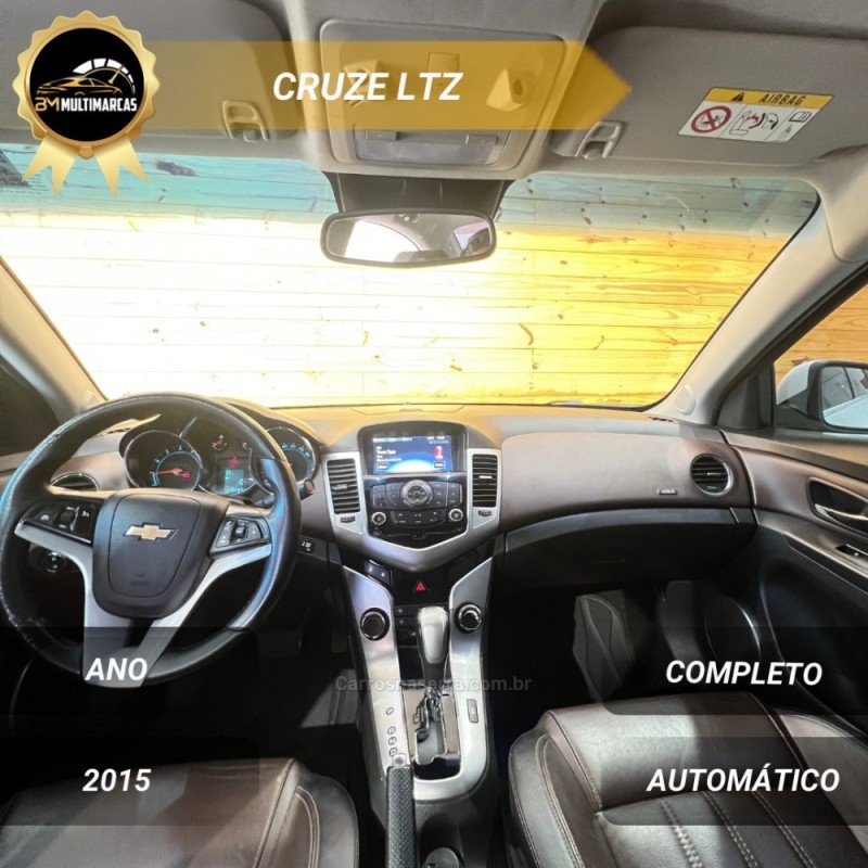 CRUZE 1.8 LTZ 16V FLEX 4P AUTOMÁTICO - 2015 - VACARIA