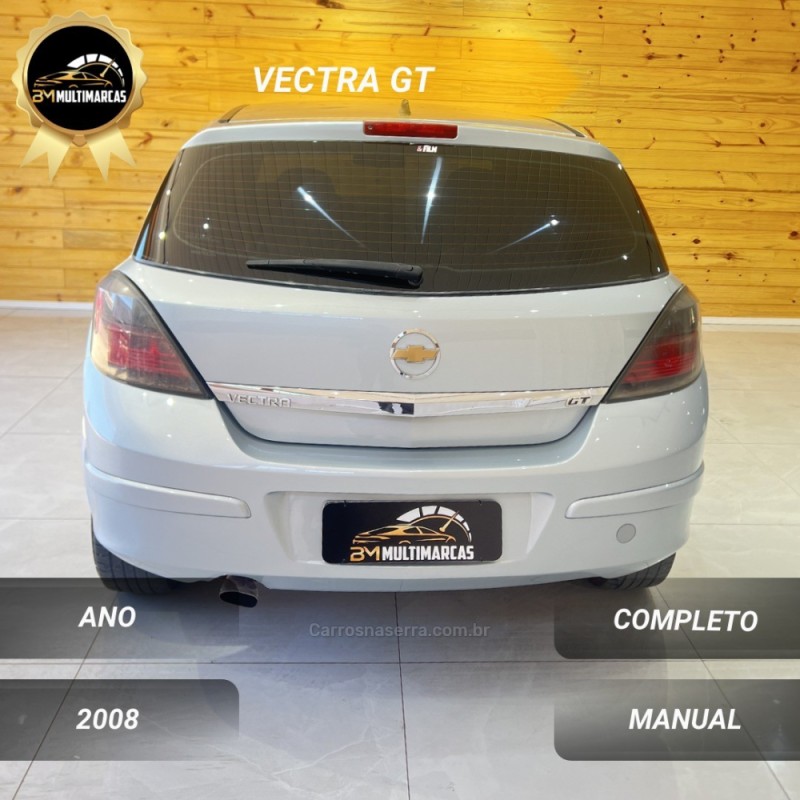 VECTRA 2.0 MPFI GT HATCH 8V FLEX 4P MANUAL - 2008 - VACARIA