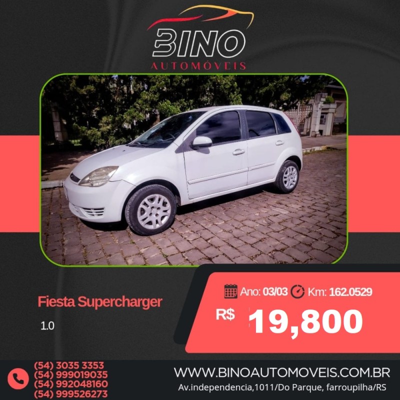 fiesta 1.0 mpi supercharger 8v gasolina 4p manual 2003 farroupilha