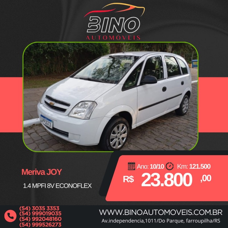 meriva 1.4 mpfi joy 8v flex 4p manual 2010 farroupilha