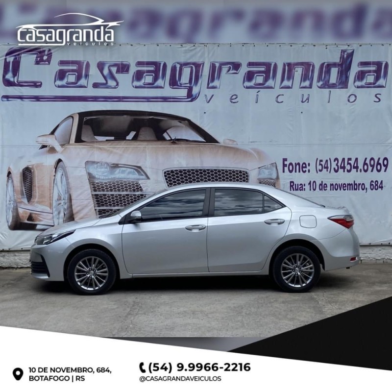 COROLLA 1.8 GLI UPPER 16V FLEX 4P AUTOMÁTICO - 2019 - BENTO GONçALVES