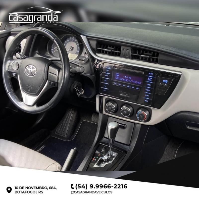 COROLLA 1.8 GLI UPPER 16V FLEX 4P AUTOMÁTICO - 2019 - BENTO GONçALVES