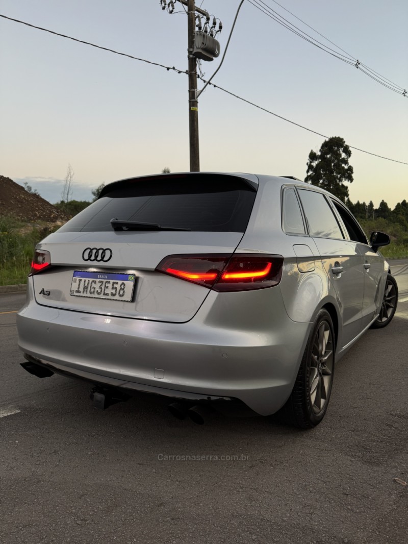 A3 1.8 TFSI SPORTBACK AMBITION 16V GASOLINA 4P AUTOMÁTICO - 2016 - CAXIAS DO SUL