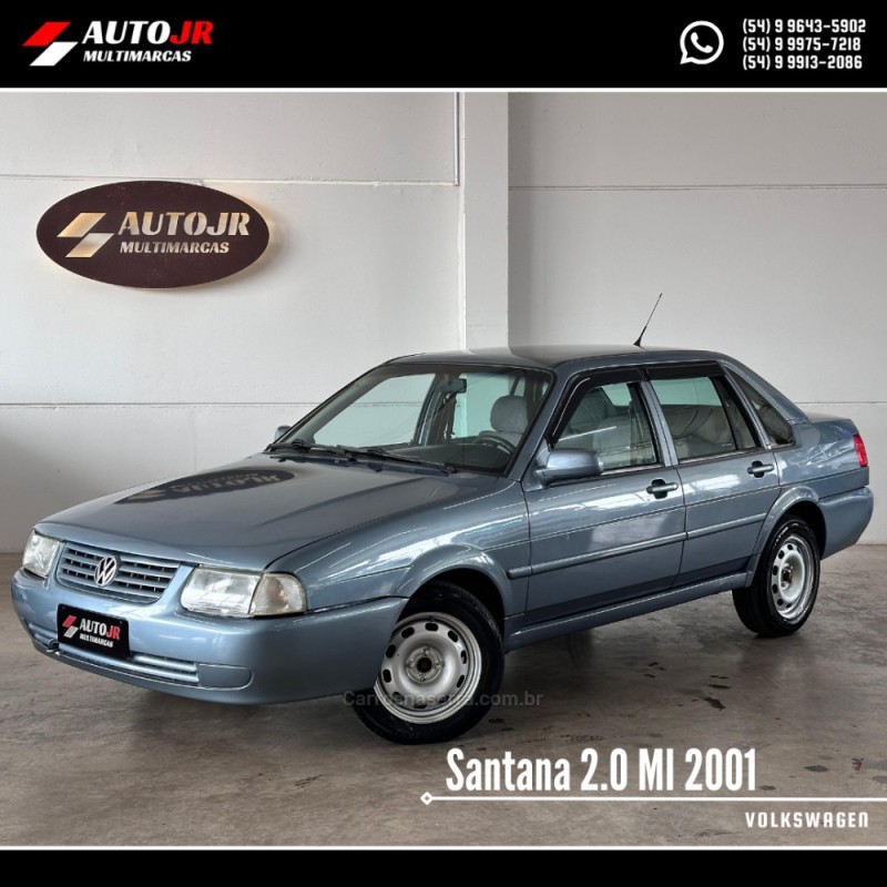 santana 2.0 mi 8v gasolina 4p manual 2001 vacaria