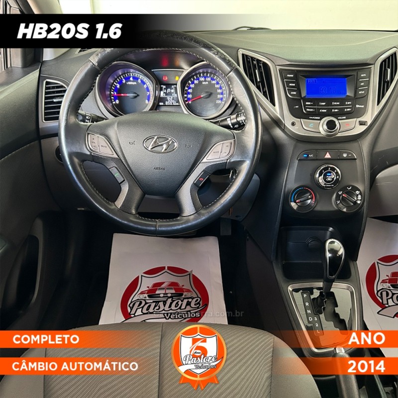 HB20S 1.6 PREMIUM 16V FLEX 4P AUTOMÁTICO - 2014 - VACARIA