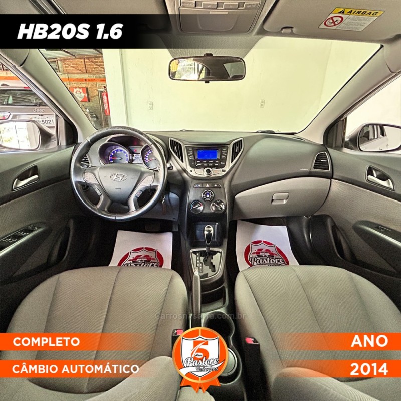 HB20S 1.6 PREMIUM 16V FLEX 4P AUTOMÁTICO - 2014 - VACARIA