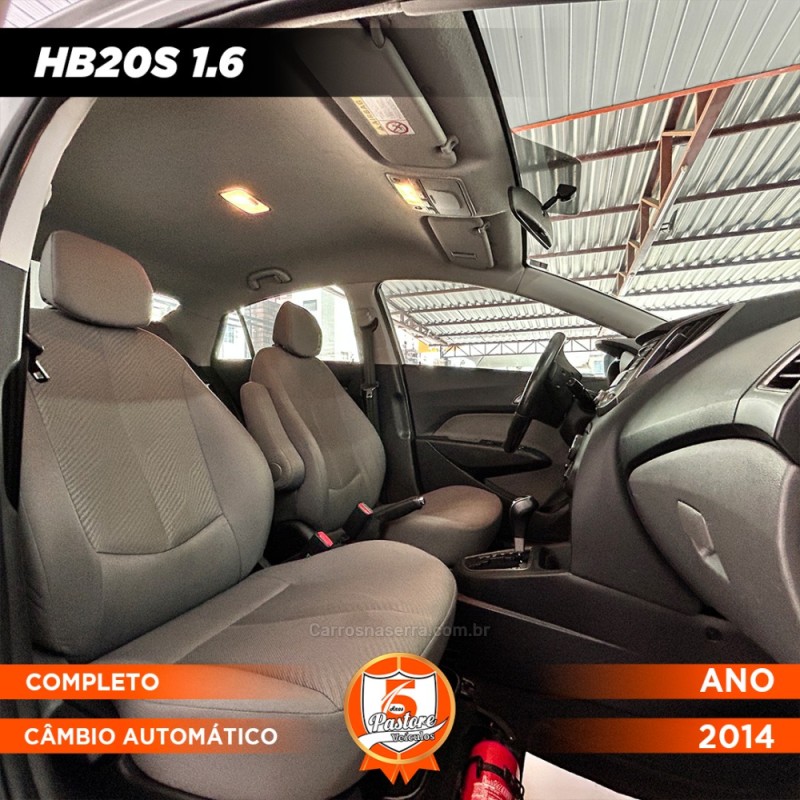 HB20S 1.6 PREMIUM 16V FLEX 4P AUTOMÁTICO - 2014 - VACARIA