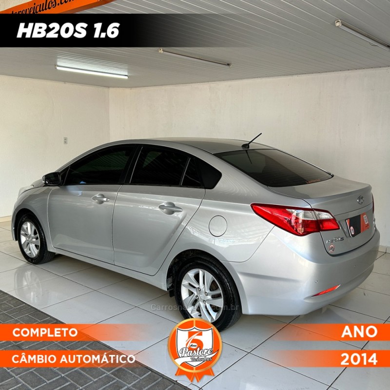 HB20S 1.6 PREMIUM 16V FLEX 4P AUTOMÁTICO - 2014 - VACARIA