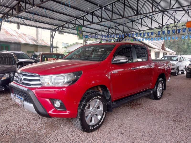 hilux 2.8 srv 4x4 cd 16v diesel 4p automatico 2017 canela