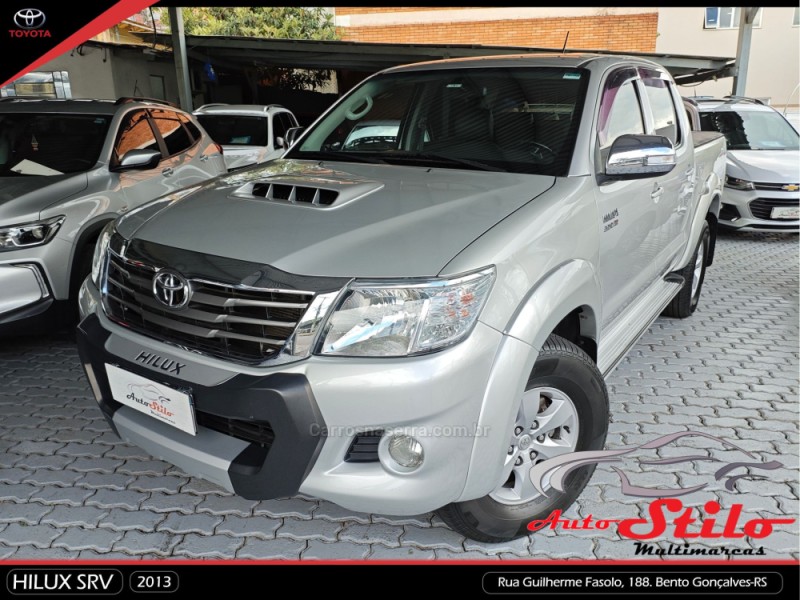 hilux 3.0 srv 4x4 cd 16v turbo intercooler diesel 4p automatico 2013 bento goncalves