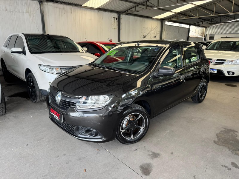 sandero 1.0 authentique 16v flex 4p manual 2015 caxias do sul