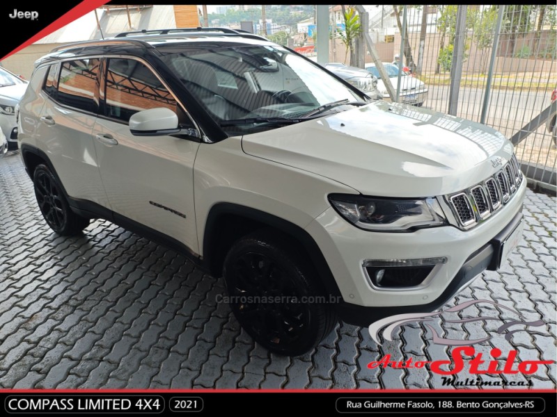 COMPASS 2.0 16V DIESEL LIMITED 4X4 AUTOMÁTICO - 2021 - BENTO GONçALVES