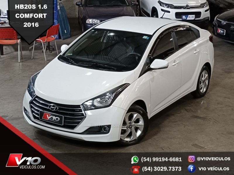 HB20S 1.6 COMFORT PLUS 16V FLEX 4P MANUAL - 2016 - CAXIAS DO SUL