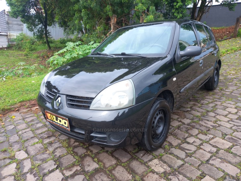 CLIO 1.0 AUTHENTIQUE 16V GASOLINA 4P MANUAL - 2008 - CAXIAS DO SUL