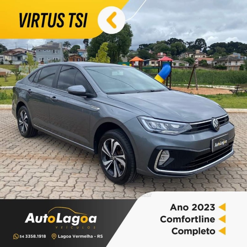 virtus 1.0 200 tsi comfortline automatico 2023 lagoa vermelha