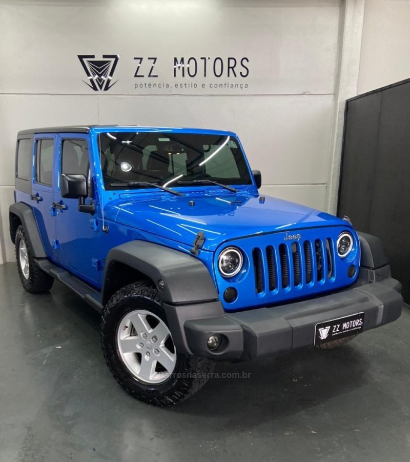 WRANGLER 3.6 UNLIMITED SPORT 4X4 V6 GASOLINA 4P AUTOMÁTICO - 2015 - CASCA