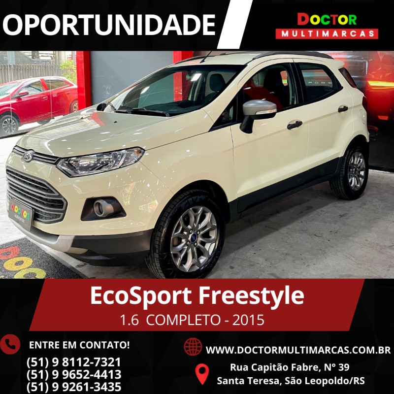 ecosport 1.6 freestyle 16v flex 4p manual 2015 sao leopoldo