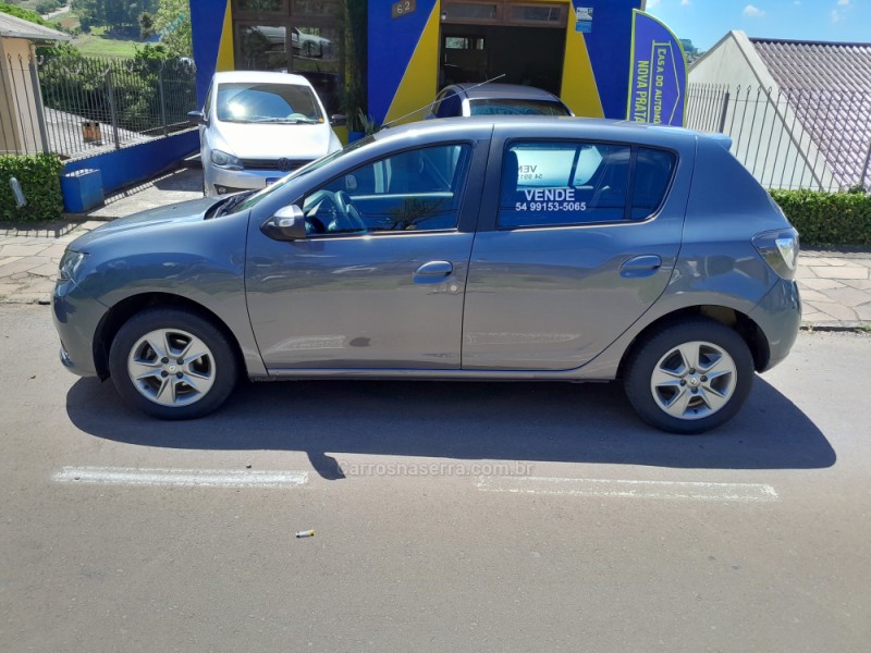 SANDERO 1.0 VIBE 12V FLEX 4P MANUAL - 2018 - NOVA PRATA