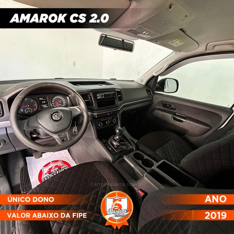 AMAROK 2.0 4X4 CS 16V TURBO INTERCOOLER DIESEL 2P MANUAL - 2019 - VACARIA