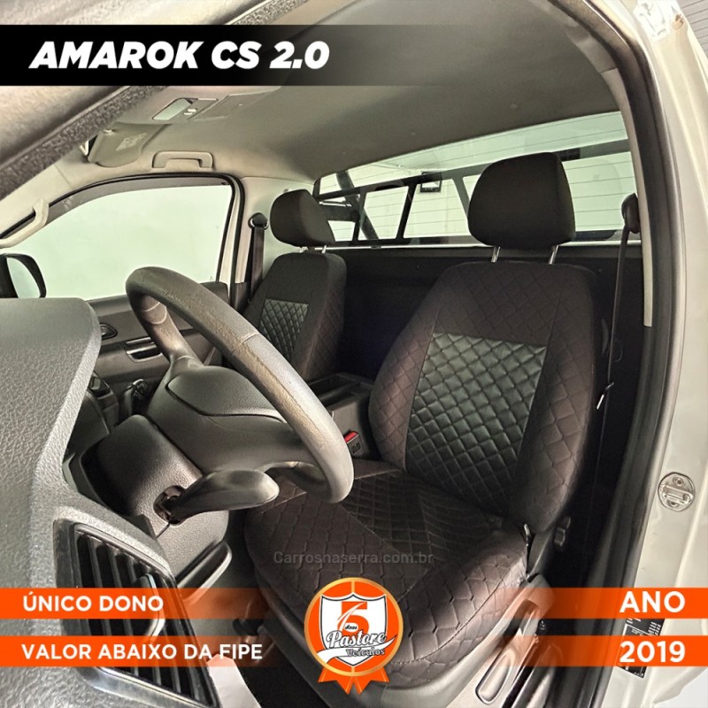 AMAROK 2.0 4X4 CS 16V TURBO INTERCOOLER DIESEL 2P MANUAL - 2019 - VACARIA