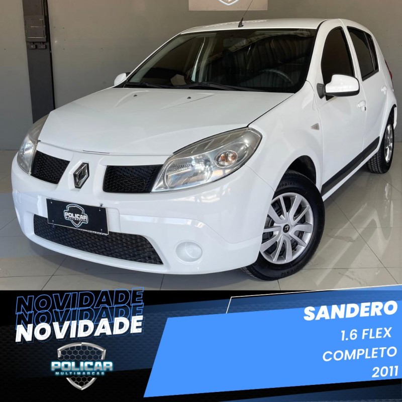 sandero 1.6 authentique 8v flex 4p manual 2011 caxias do sul