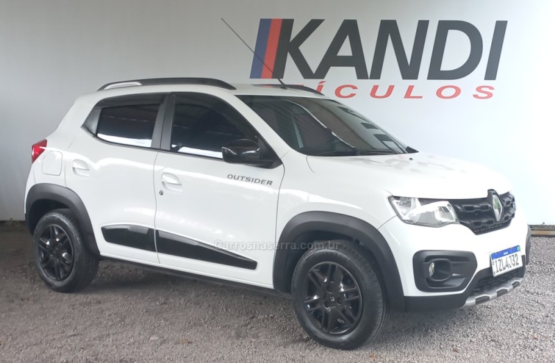 kwid 1.0 12v outsider flex 4p manual 2020 caxias do sul