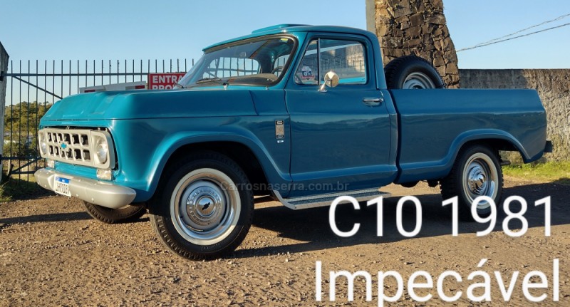 c10 4.1 cs 8v gasolina 2p manual 1981 vacaria