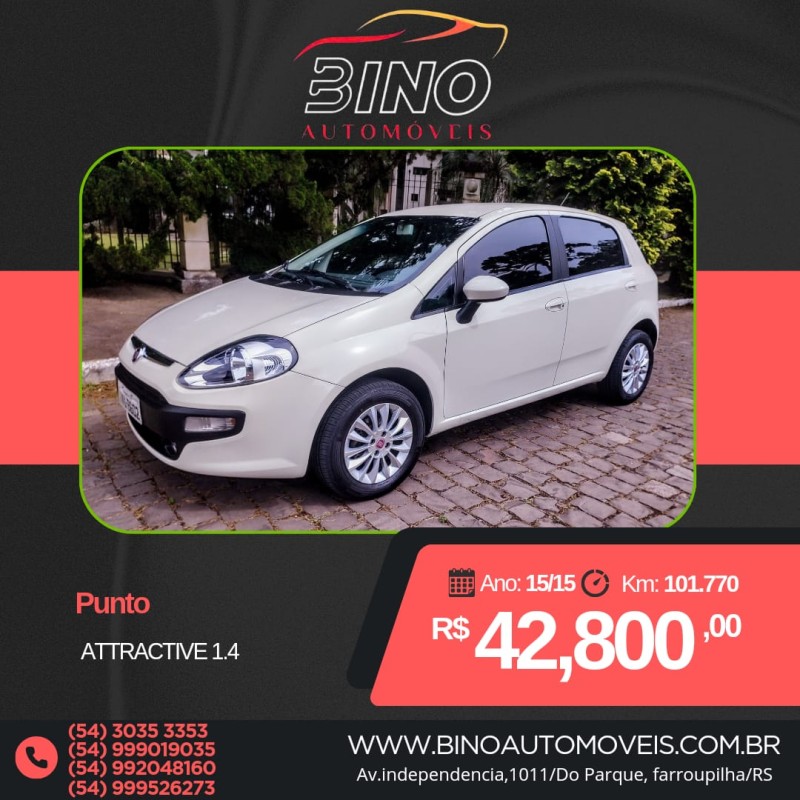 PUNTO 1.4 ATTRACTIVE 8V FLEX 4P MANUAL