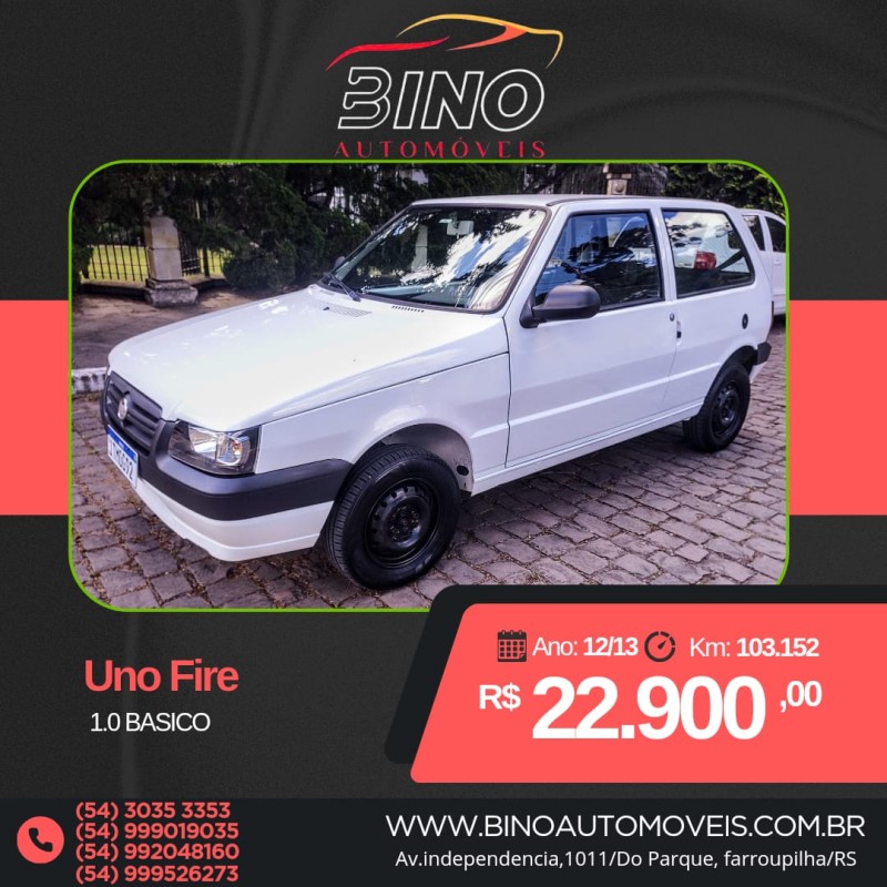 uno 1.0 mpi mille fire 8v flex 2p manual 2013 farroupilha