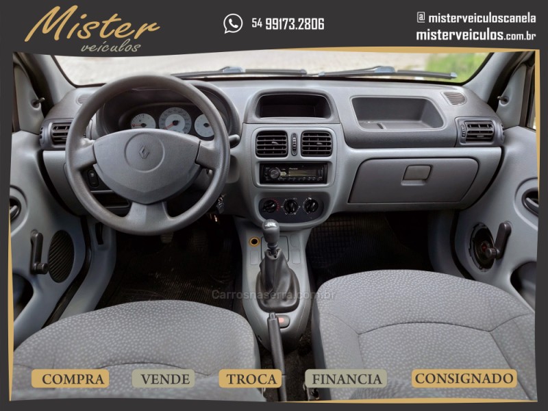 CLIO 1.0 CAMPUS 16V FLEX 2P MANUAL - 2011 - CANELA