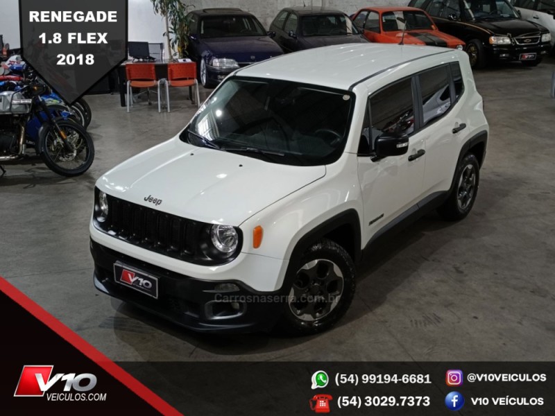 RENEGADE 1.8 16V FLEX 4P MANUAL - 2018 - CAXIAS DO SUL