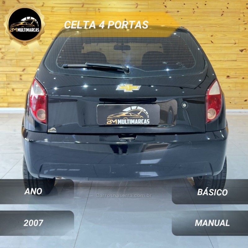 CELTA 1.0 MPFI 8V GASOLINA 2P MANUAL - 2007 - VACARIA