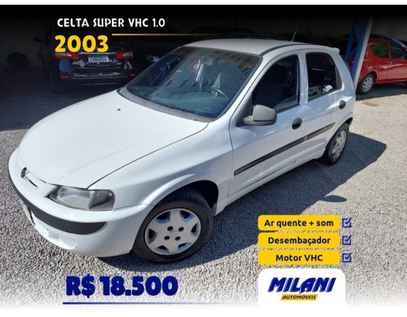 celta 1.0 mpfi vhc super 8v gasolina 4p manual 2003 bento goncalves