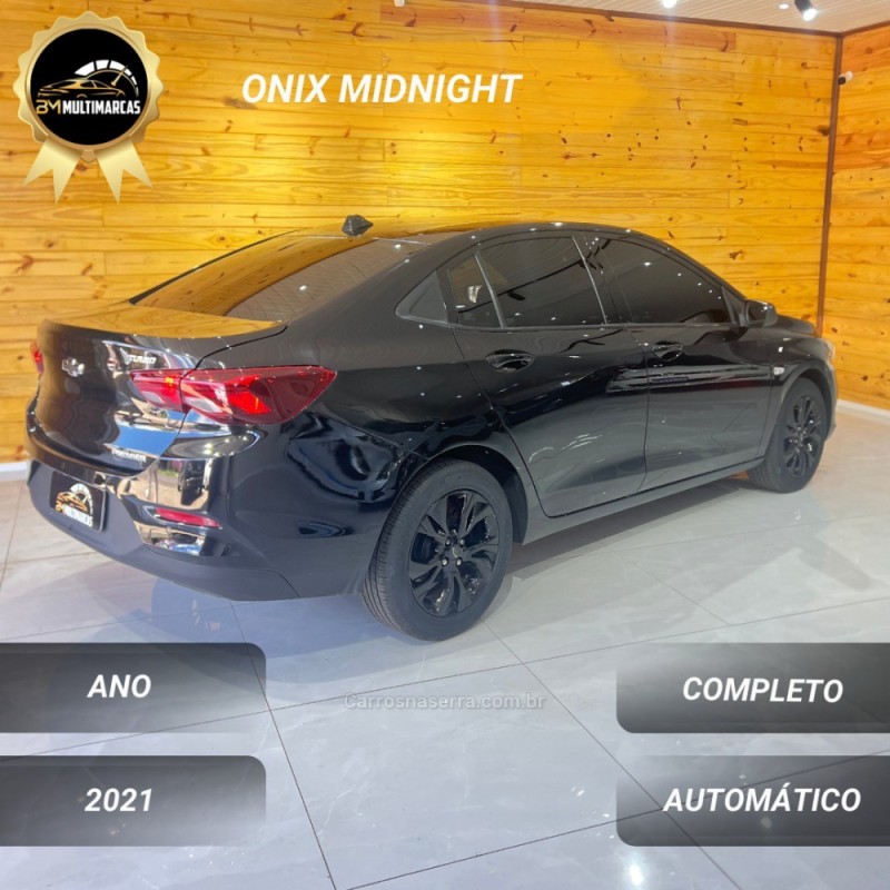 ONIX 1.0 PREMIER 12V PLUS MIDNIGHT TURBO FLEX 4P AUTOMÁTICO  - 2021 - VACARIA