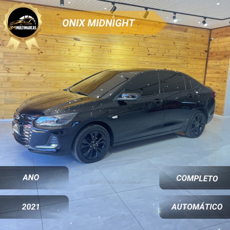 onix 1.0 premier 12v plus midnight turbo flex 4p automatico  2021 vacaria