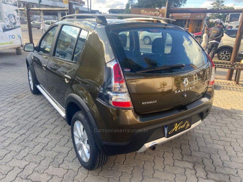 SANDERO 1.6 STEPWAY 16V FLEX 4P AUTOMÁTICO - 2014 - CANELA