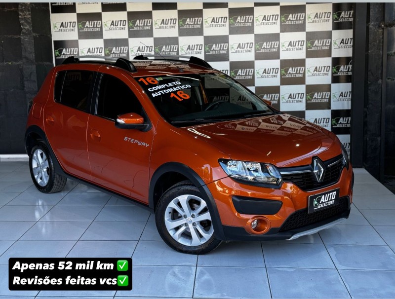 sandero 1.6 stepway 8v flex 4p automatizado 2016 caxias do sul