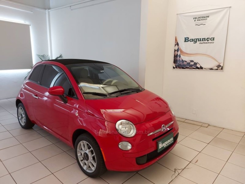 500 1.4 cabrio 8v flex 2p automatico 2014 novo hamburgo