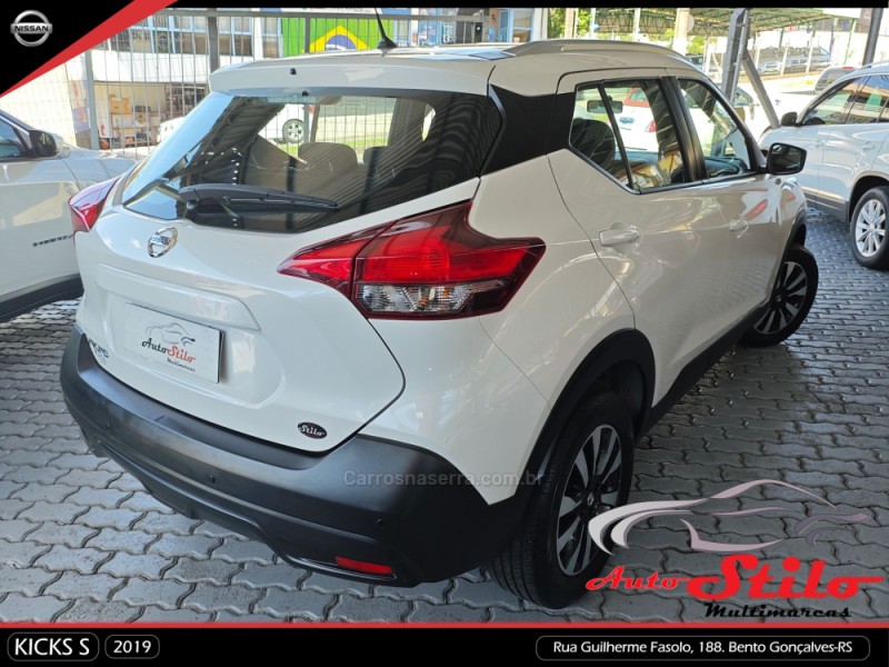 KICKS 1.6 16V FLEX S XTRONIC 4P AUTOMÁTICO - 2019 - BENTO GONçALVES