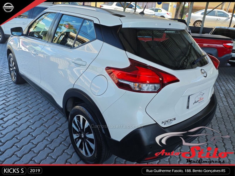 KICKS 1.6 16V FLEX S XTRONIC 4P AUTOMÁTICO - 2019 - BENTO GONçALVES