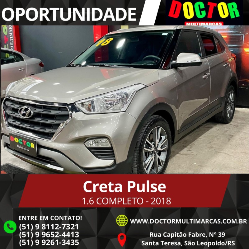 creta 1.6 16v flex pulse automatico 2018 sao leopoldo