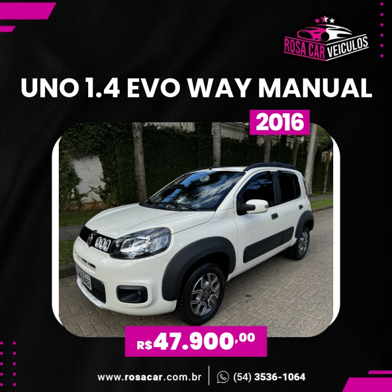 uno 1.4 evo way 8v flex 4p manual 2016 caxias do sul